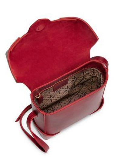 Shop Manu Atelier Mini Pristine Box Bag In Red