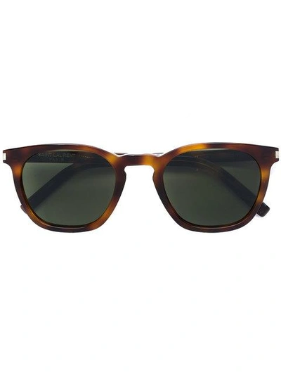 Shop Saint Laurent Sl28 Sunglasses In 023