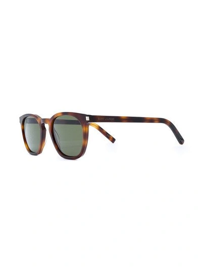 Shop Saint Laurent Sl28 Sunglasses In 023