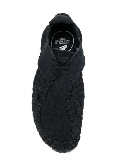 Shop Nike Woven Footscape Sneakers - Black