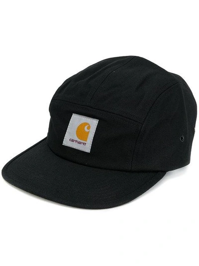 Shop Carhartt Logo Patch Cap In Black