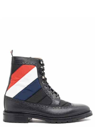 Shop Thom Browne Ankle Boot In Black