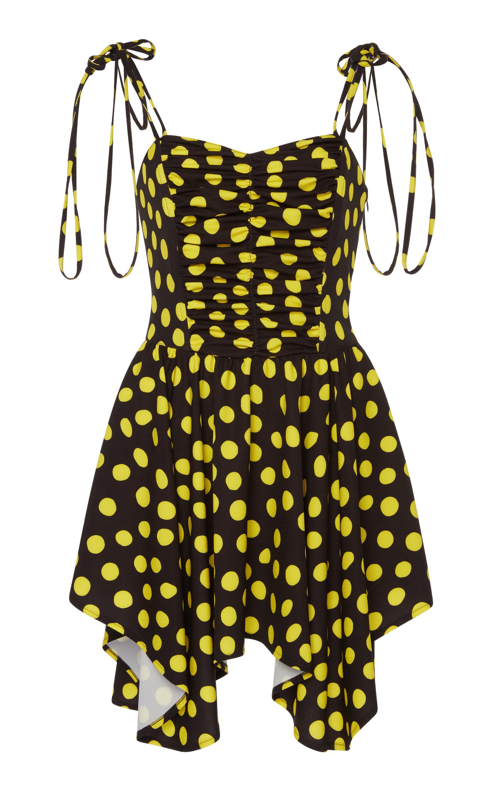 attico polka dot dress