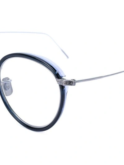 Shop Eyevan7285 Round Frame Glasses - Blue