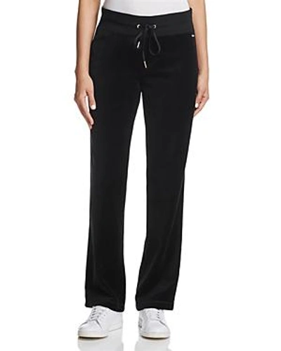 Shop Calvin Klein Velour Pants In Black