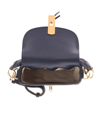 Shop Altuzarra Navy Ghianda Top Handle Mini Bag