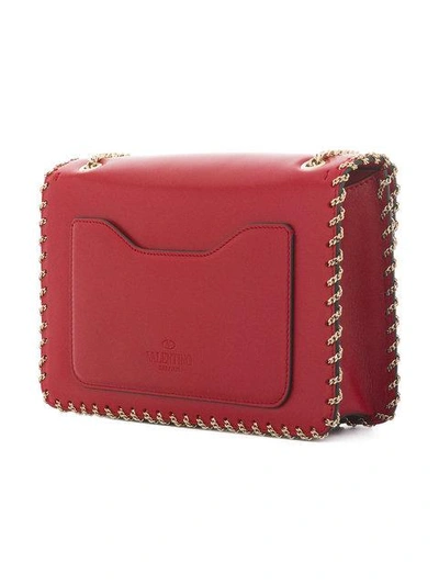 Shop Valentino Garavani Demi Lune Shoulder Bag - Red