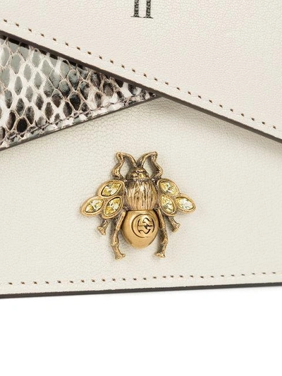 Shop Gucci Ottilia Leather Small Top Handle