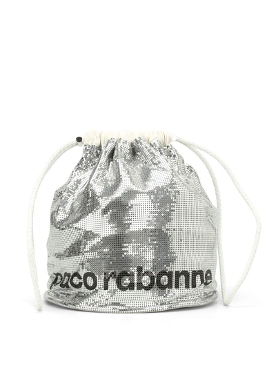 Shop Rabanne Reversible Bucket Bag