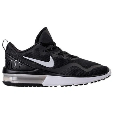 Shop Nike Men's Air Max Fury Running Shoes, Black