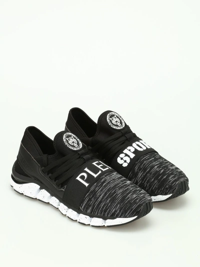 Shop Philipp Plein Torpedo 78 Running Shoes In Black