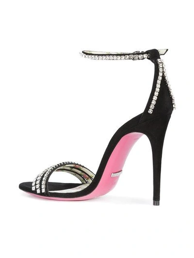 Shop Gucci Ilse Crystal Embellished Sandal
