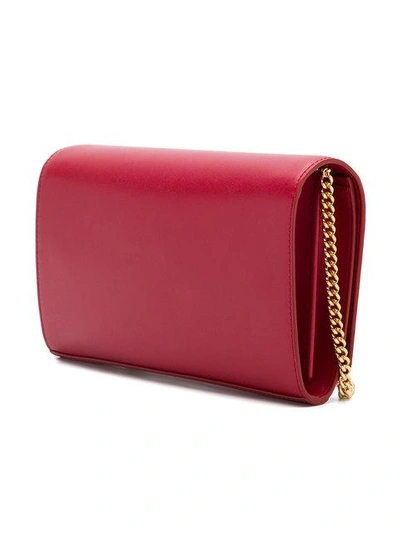 Shop Fendi Kan I F Wallet On Chain In Red