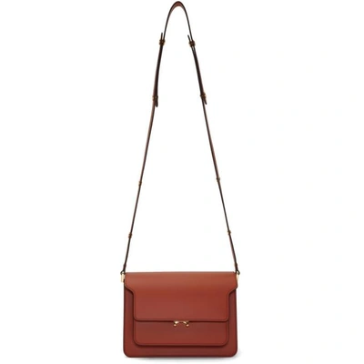 Shop Marni Red Medium Trunk Bag