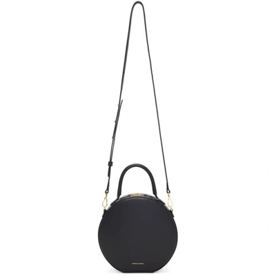 Shop Mansur Gavriel Black Mini Circle Crossbody Bag