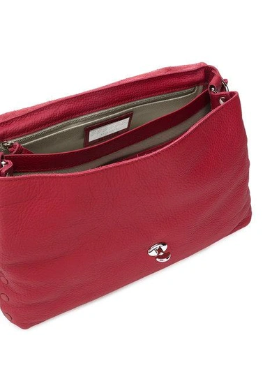 Shop Zanellato Medium Foldover Tote In Red