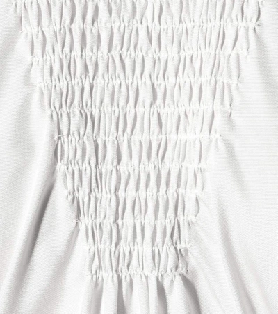 Shop Valentino Silk Blouse In White