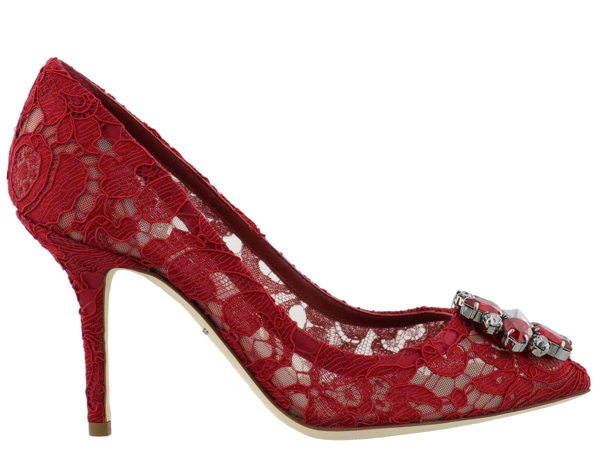 Dolce & Gabbana Decollete In Dark Red | ModeSens