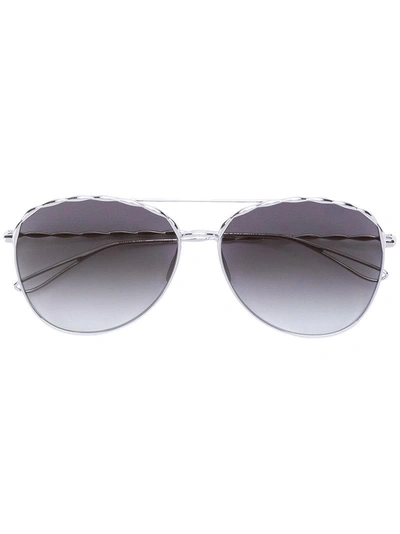 Shop Elie Saab Aviator Sunglasses