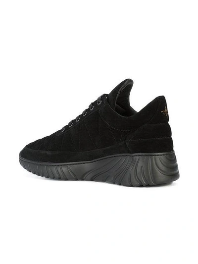 Shop Filling Pieces Roots Potn Low Top Sneakers In Black