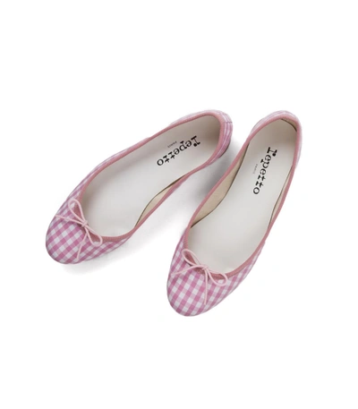 Shop Repetto Pink The Webster X Exclusive Gingham Cendrillon Ballerina Flats