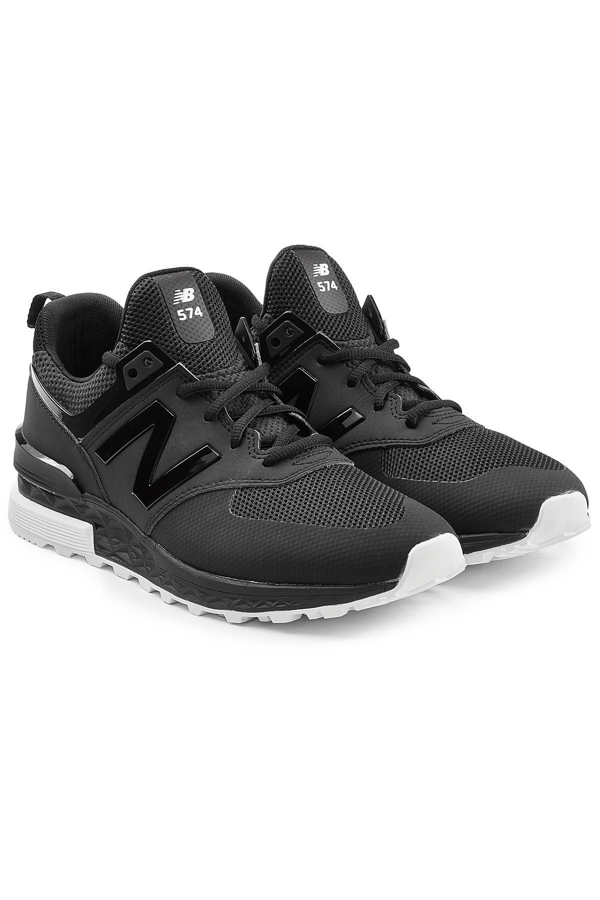 New Balance Ms574d Sneakers With Mesh In Black | ModeSens