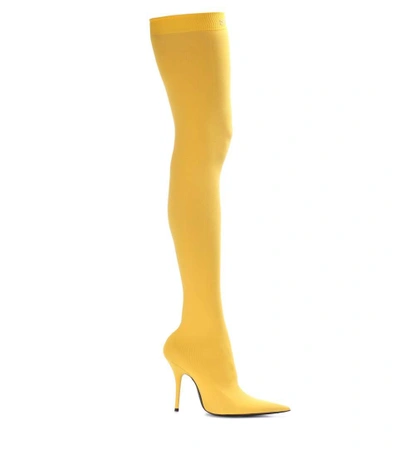 Shop Balenciaga Knife Over-the-knee Boots In Female
