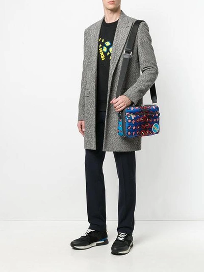 Shop Fendi Printed Shoulder Bag - Multicolour