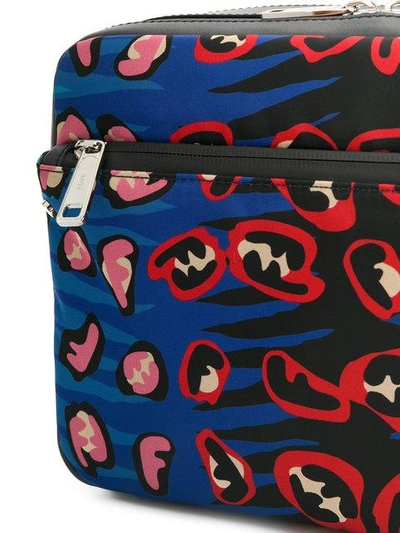 Shop Fendi Printed Shoulder Bag - Multicolour