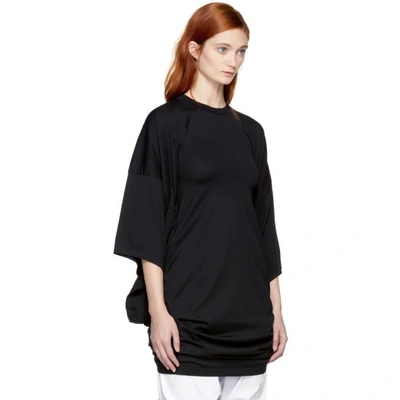 Shop Y/project Black Fold Over T-shirt