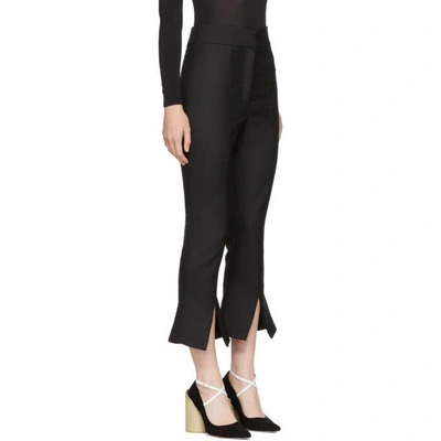 Shop Jacquemus Black 'le Corsaire Fendu' Trousers