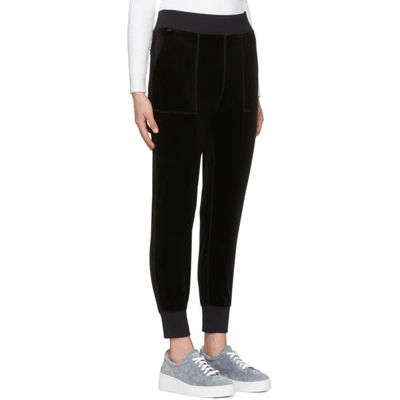 Shop Rag & Bone Rag And Bone Black Velvet Scout Lounge Pants In 001 Black