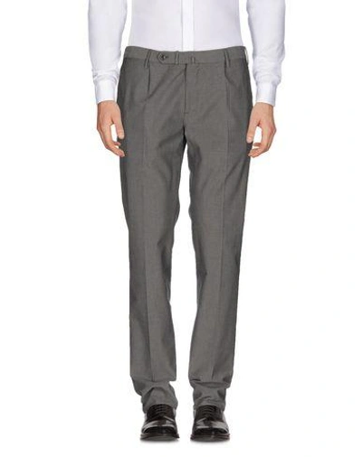 Shop Incotex Casual Pants In Grey