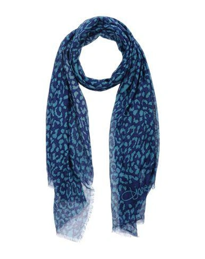 Shop Diane Von Furstenberg Scarves In Blue