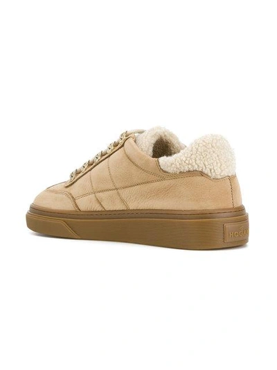 Shop Hogan 'h340' Sneakers In 0xfi Beige