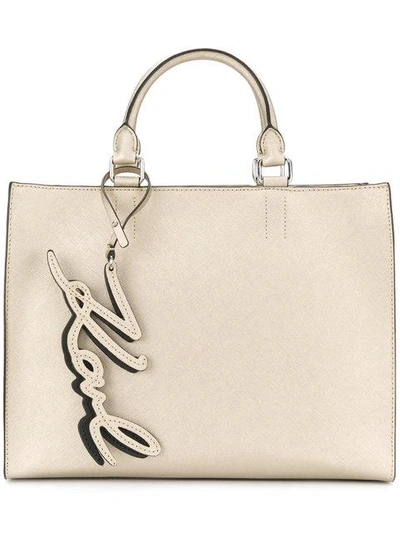Shop Karl Lagerfeld Signature Tote