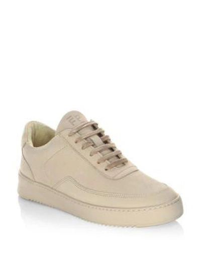 Shop Filling Pieces Mondo Low-top Leather Sneakers In Nude