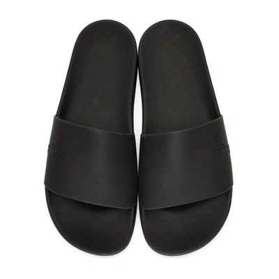 Shop Rick Owens Drkshdw Black Shower Slides