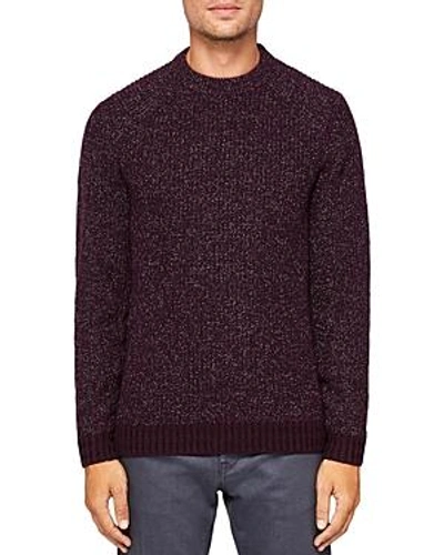Shop Ted Baker Teabery Textured Sweater In Deep Purple
