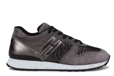 Shop Hogan Sneakers Running R261 In Grey