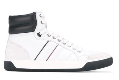 Shop Moncler Sneakers New Lyon In White