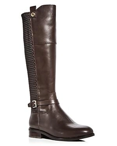 Shop Cole Haan Women's Galina Leather Tall Boots In Brown