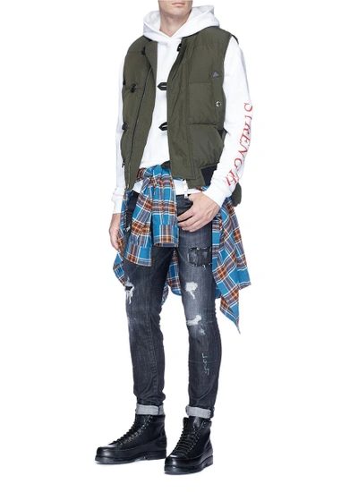 Shop Dsquared2 Quilted Down Puffer Vest