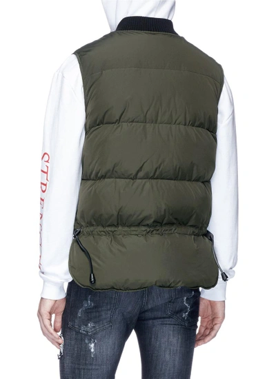 Shop Dsquared2 Quilted Down Puffer Vest