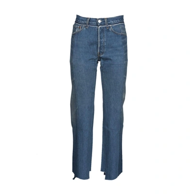 Shop Vetements Reworked Jeans In Blue