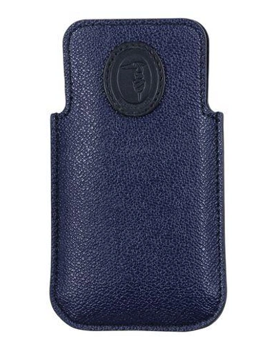 Shop Trussardi Iphone 5/5s/se Cover In Dark Blue