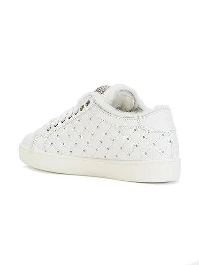 Shop Philipp Plein Edwards Sneakers In White