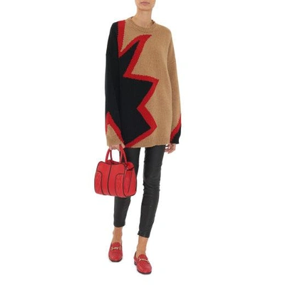 Shop Tod's Sella Bag Mini In Red/black
