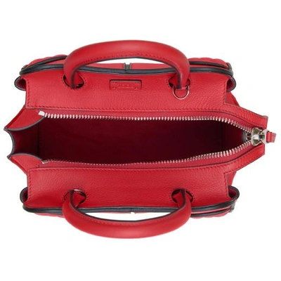 Shop Tod's Sella Bag Mini In Red/black