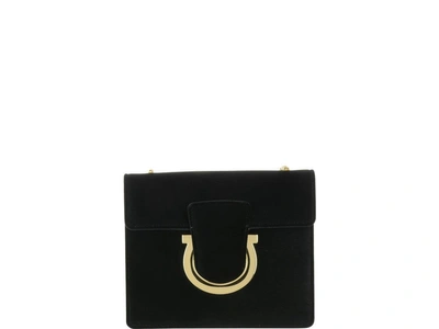 Shop Ferragamo Clutch Bag In Black